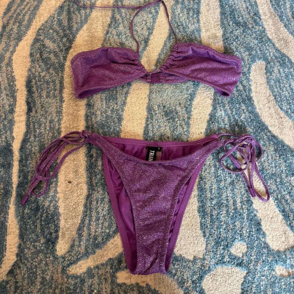 Triangl Shimmery Purple Bikini